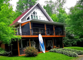 Chalet de luxe Équinoxe - bord de l'eau avec Spa